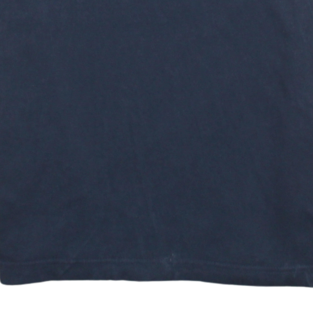 Adidas Men's Blue Small Logo Graphic Cotton T-Shirt