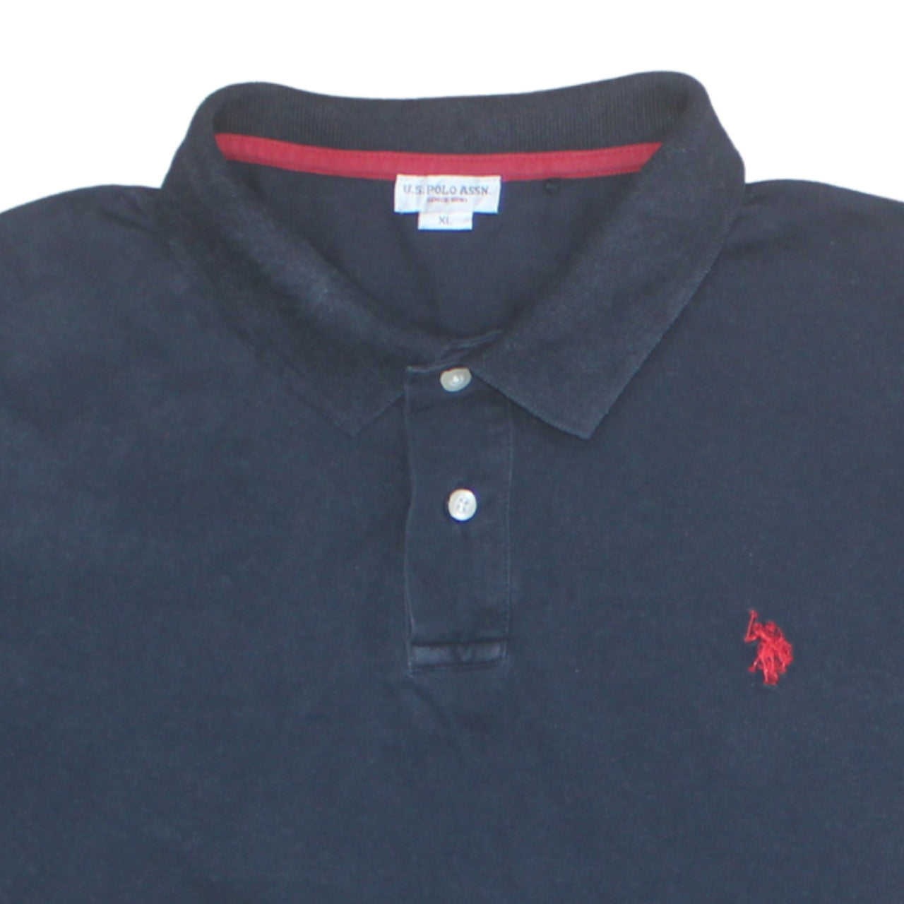U.S. Polo Assn. Men's Black Cotton Polo Shirt XL Classic Fit