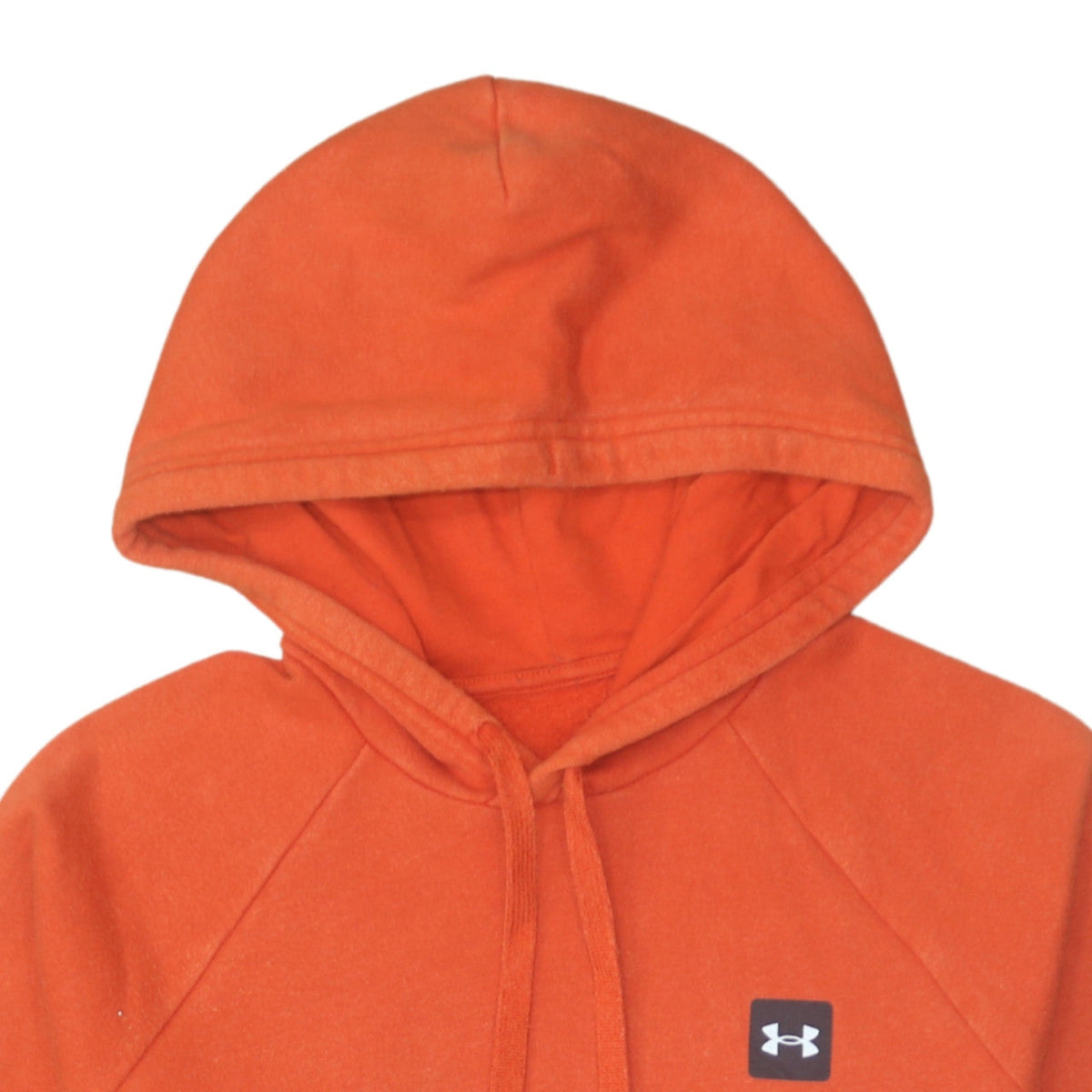 Under Armour Men's Orange Pullover Hoodie Small Sports Fleece
