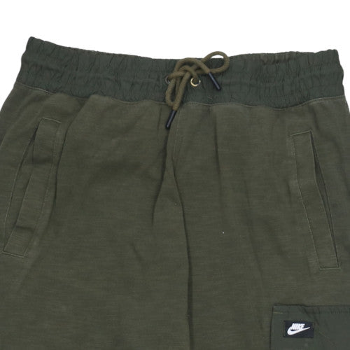 Nike Men's Green Jogger Sweatpants Size M Lightweight Cotton Blend