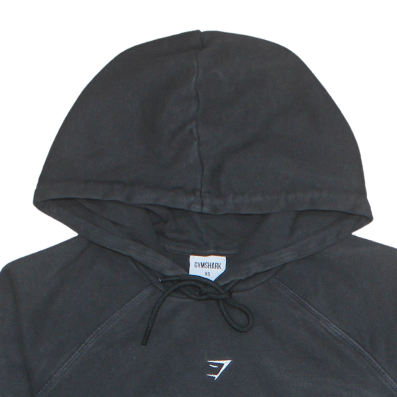 Gymshark Men’s Black XS Pullover Hoodie Cotton Blend Sportswear
