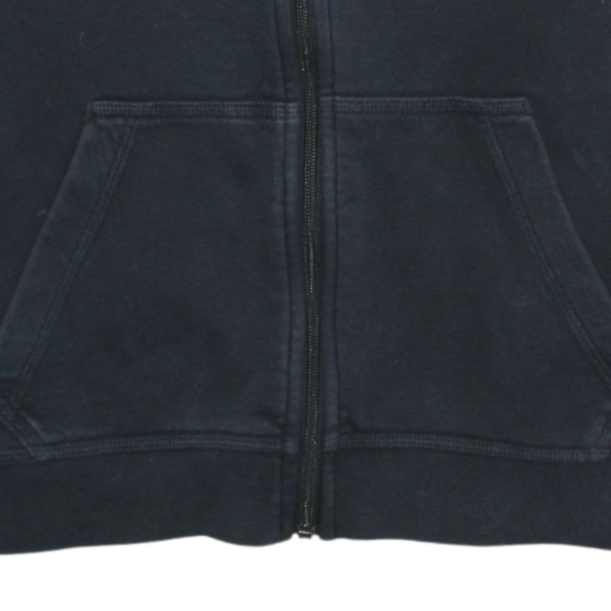 Nike Teens Black Full Zip Hoodie XL Classic Fit Fleece