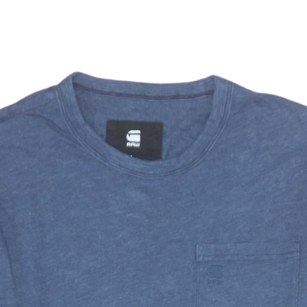 G-Star RAW Men's Blue Long Sleeve Cotton Pullover Sweatshirt L
