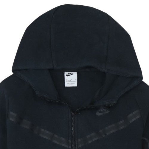 Nike Teens Black XL Full Zip Fleece Hoodie Sweatshirt