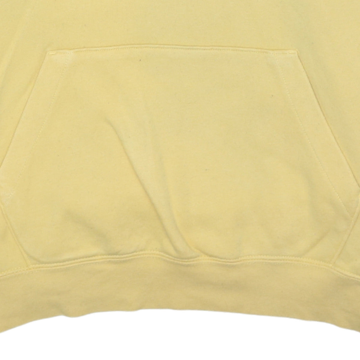 Nike Men’s Yellow Pullover Hoodie Large Fleece Logo Sweatshirt