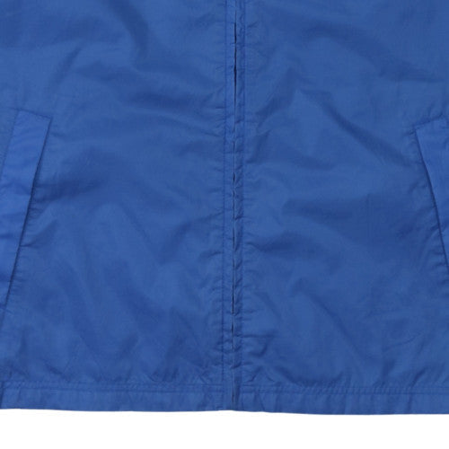 Puma Men's Blue Hooded Windbreaker Jacket Size M