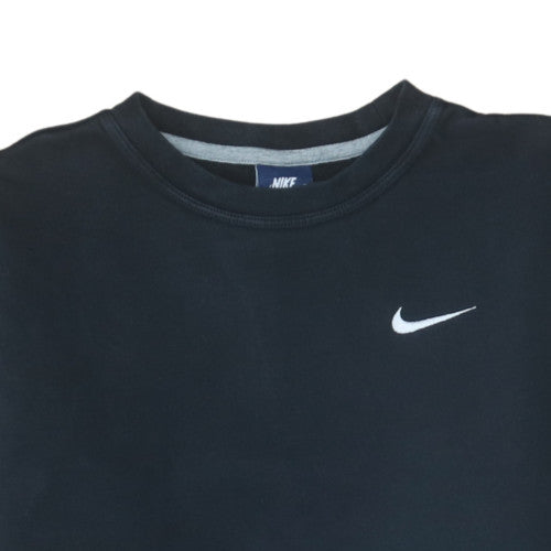 Nike Men's Black Small Crew Neck Pullover Sweatshirt