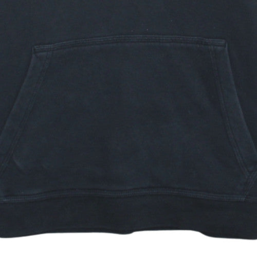 Nike Boys Black XL Pullover Hoodie with Logo Print