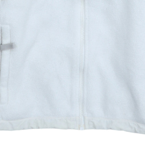 The North Face Girls White Fleece Full Zip Jacket Size L