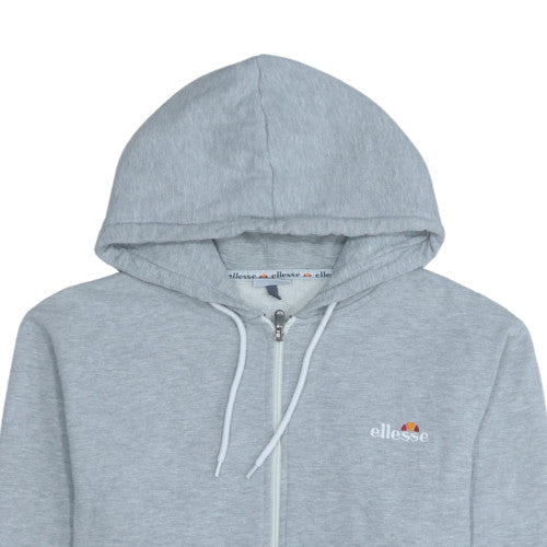 Ellesse Men's Grey Full Zip Hoodie Size S Hooded Sweatshirt