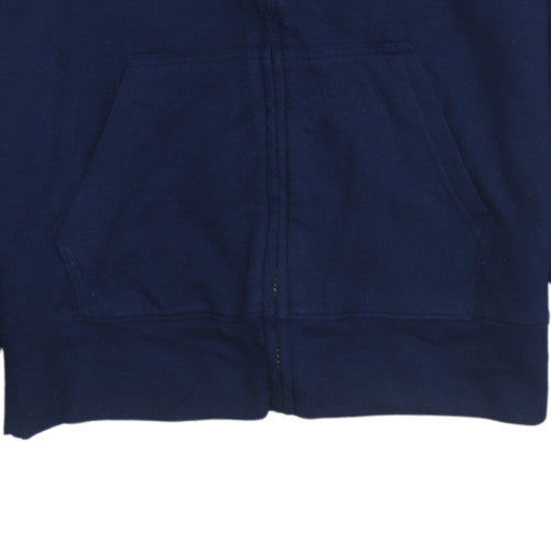 Levi's Boys Blue Full Zip Hoodie Size 14 Years Cotton Blend Logo Sweatshirt