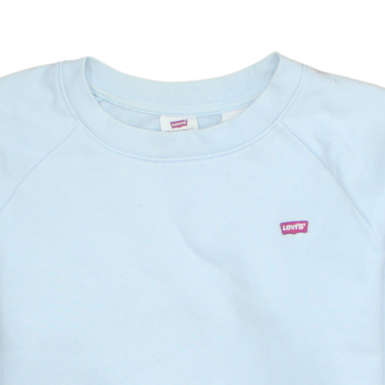 Levi's Women Light Blue XS Crew Neck Pullover Sweatshirt