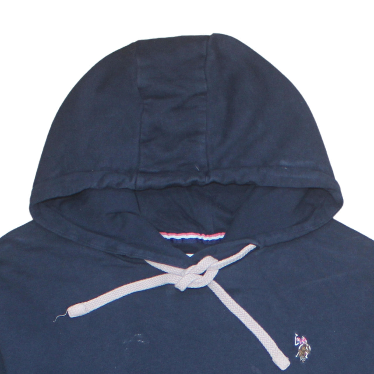 U.S. Polo Assn. Women Navy Blue Cotton 2XL Pullover Hoodie