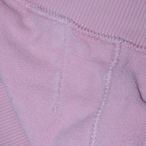 Champion Women Pink Small Pullover Hoodie Logo Graphic Cotton