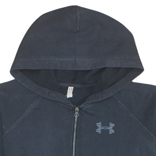 Under Armour Womens Black XL 1/2 Zip Hoodie with Logo Print