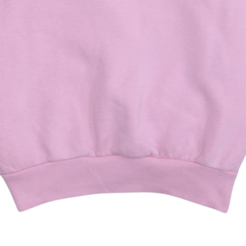 Adidas Girls Pink Crew Neck Fleece Pullover Sweatshirt 13-14 Years