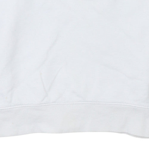 Vans Men's White XS Crew Neck Pullover Sweatshirt Graphic Logo