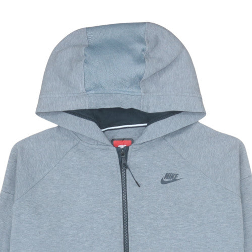 Nike Men's Grey Full Zip Hoodie XL Regular Fit Lightweight