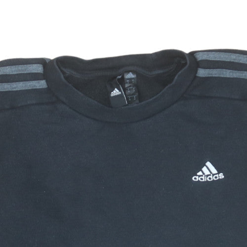 Adidas Men's Black M Pullover Crew Neck Sweatshirt