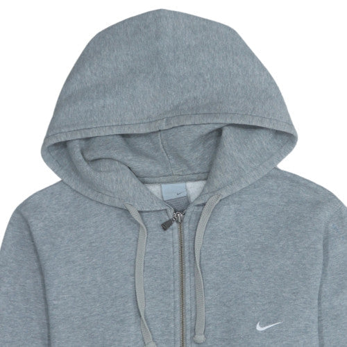 Nike Men's Grey Full Zip Hoodie Small Fleece Sweatshirt