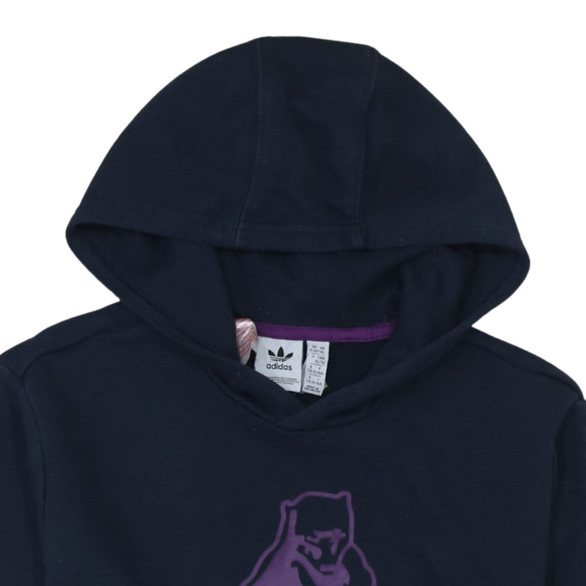 Adidas Boys Navy Adventure Pullover Hooded Sweatshirt XL 15-16 Years