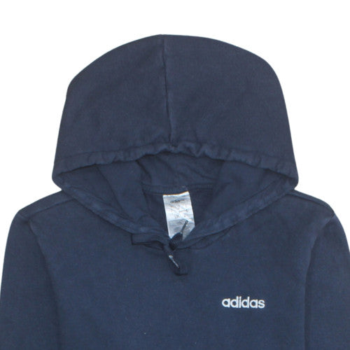 Adidas Men's Blue Pullover Hoodie Size S Regular Fit Sportswear