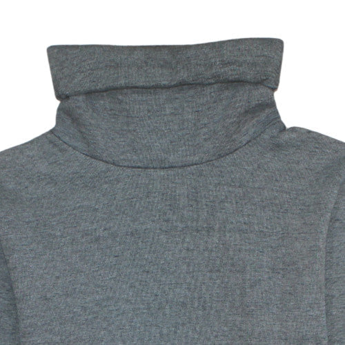 Nike Men's Grey Roll Neck Pullover Sweatshirt Size M Cotton Blend