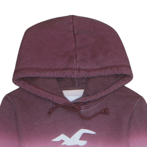 Hollister Men’s Purple Ombre Pullover Hoodie S Fleece Sweatshirt