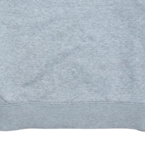 Fila Men's Grey Crew Neck Sweatshirt L Classic Fit Cotton Blend
