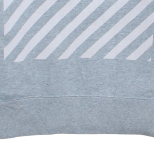 Reebok Men's Grey XS Les Mills Crew Neck Graphic Sweatshirt