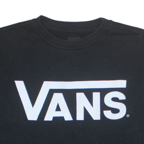 Vans Mens Black XS Pullover Crew Neck Sweatshirt