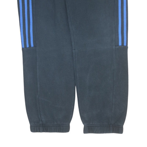 Adidas Men Black Joggers Fleece Activewear Trousers M Regular Fit