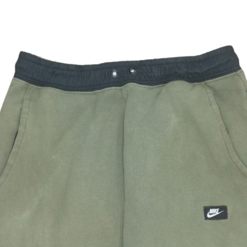 Nike Men's Green Fleece Jogger Trousers Size S Regular Fit
