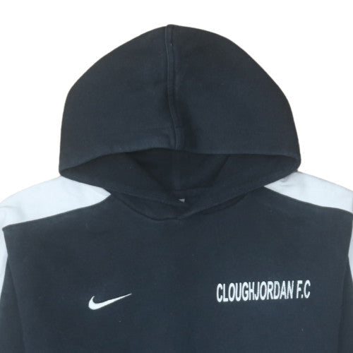 Nike Mens Teens Black Hoodie Cloughjordan FC L Full Zip Fleece