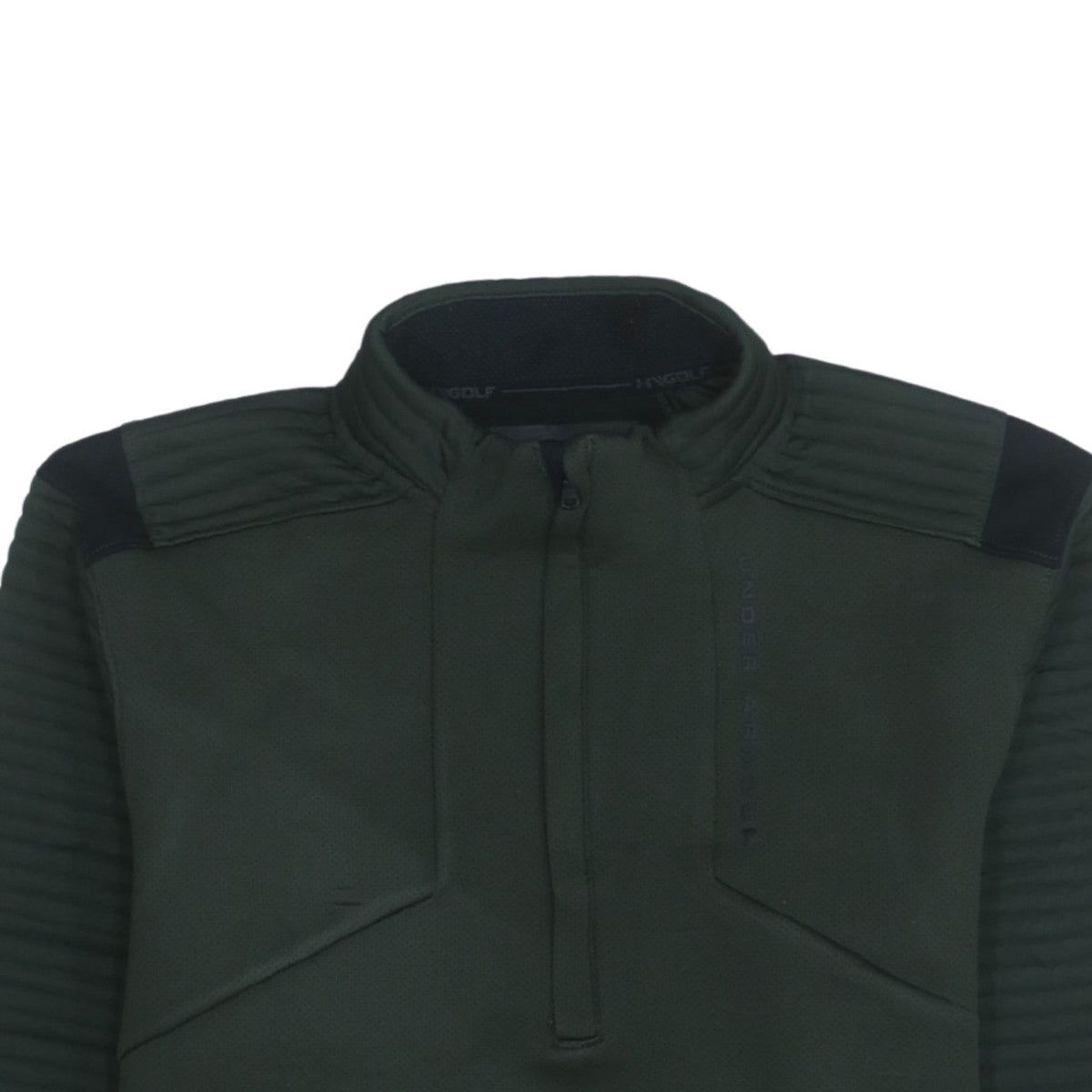 Under Armour Men Green M 1/4 Zip ColdGear Sweatshirt Fleece Top