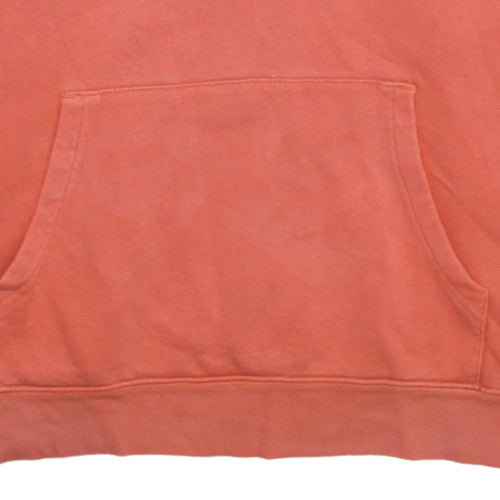 GAP Women’s Orange Pullover Hoodie L Logo Graphic Casual Fleece