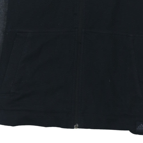 Adidas Men’s Black NIU Full Zip Hoodie L Regular Fit Polyester