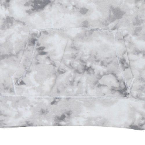Hollister Unisex Grey XS Tie Dye Pullover Hoodie