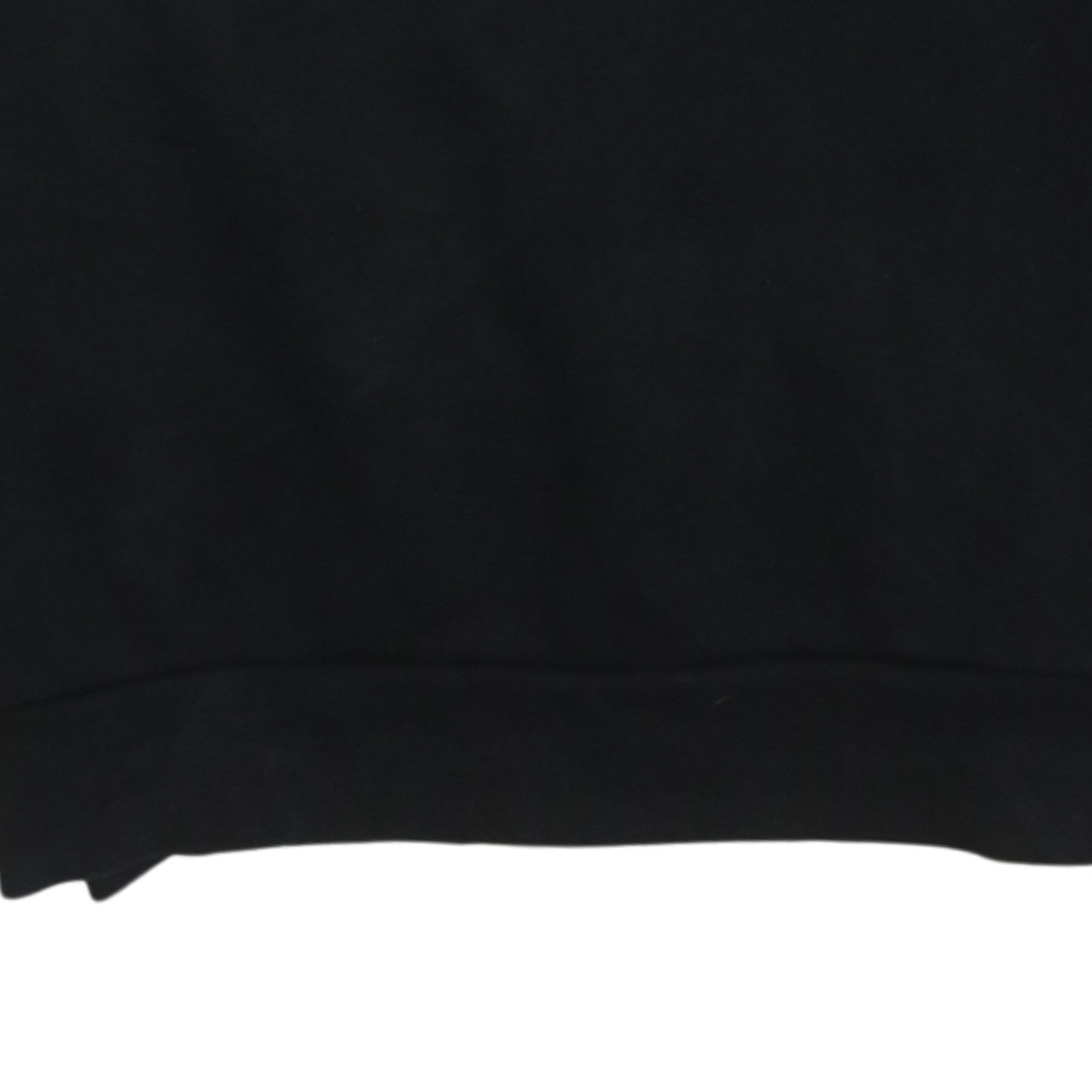 Adidas Mens Black Crew Neck Logo Pullover Sweatshirt Size S