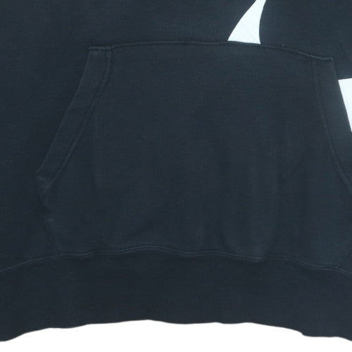 Nike Men Black L Pullover Hoodie Graphic Logo Sportswear