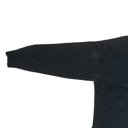 Nike Men's Black Pullover Hoodie L Cotton Fleece Logo Sportswear