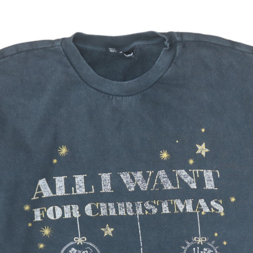 Harry Potter Women’s Grey Christmas Sweatshirt Size 12-14 George