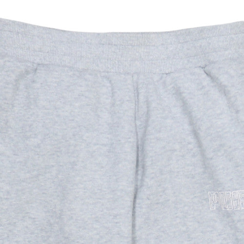 Puma Boys Grey 13-14 Years Sweatpants Regular Fit Fleece Activewear Trousers