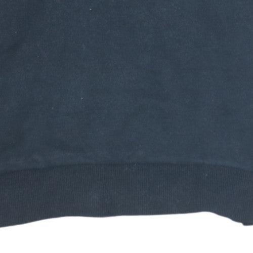 Ellesse Men's Blue Embroidered Logo Pullover Sweatshirt M