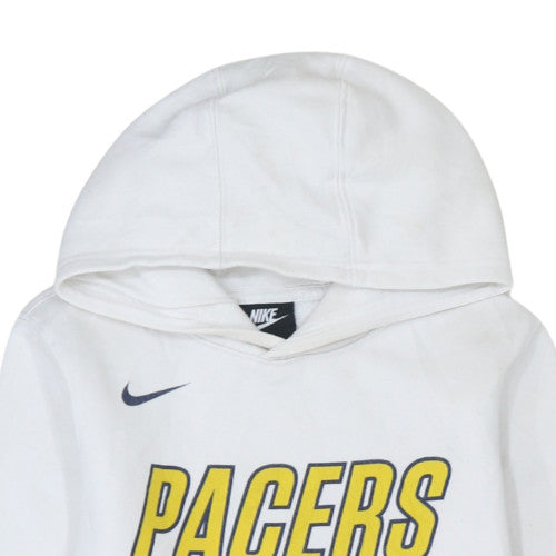 Nike Boys White Pacers Pullover Hoodie Size M 150-160cm Basketball Style