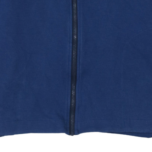 Nike Men's Blue Full Zip Hoodie XS Fleece Regular Fit