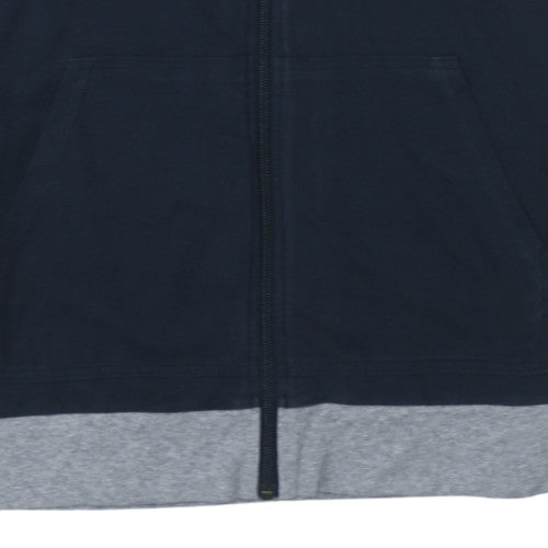 BOSS Men's Blue Full Zip Hoodie Size S Regular Fit