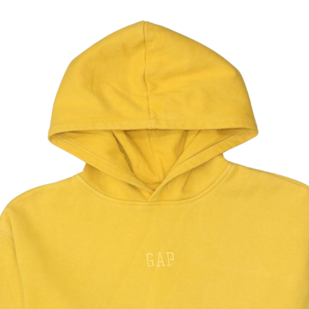 Gap Kids Boys Yellow Pullover Hoodie XL 14-16 Cotton Blend Sweatshirt