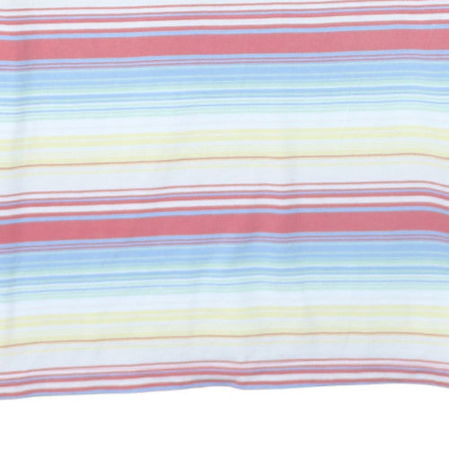 Levi's Men's Multicoloured Striped Crew Neck Cotton T-Shirt Size M