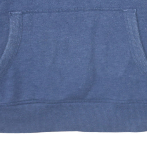 Superdry Women's Blue Pullover Hoodie Size M Graphic Print Cotton